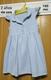 vendo vestidito a rallitas azules y blancas de uso en muy b