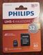 Vendo memoria microSDHC UHS-I Philips de 32GB